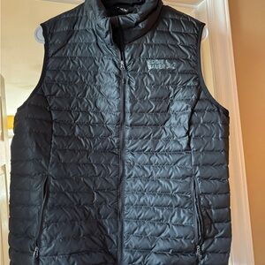 Eddie Bauer Womens Black Quilted Packable Vest- Size L
